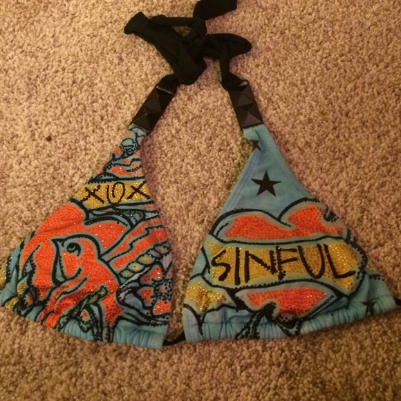 Sinful bathing suite top