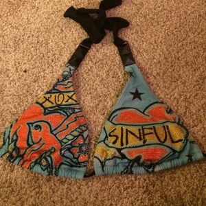 Sinful bathing suite top