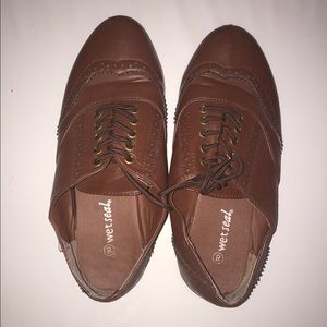 Brown Oxfords