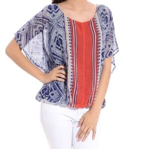 Aztec Batwing Top