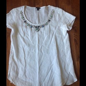 Beautiful linen Ann Taylor blouse