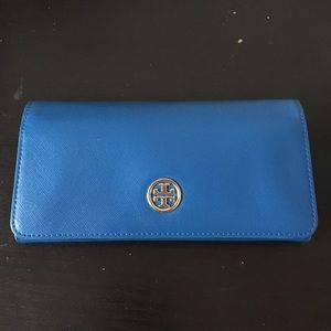 Nice blue long wallet