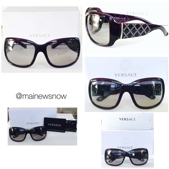 Versace Sunglasses With Crystals