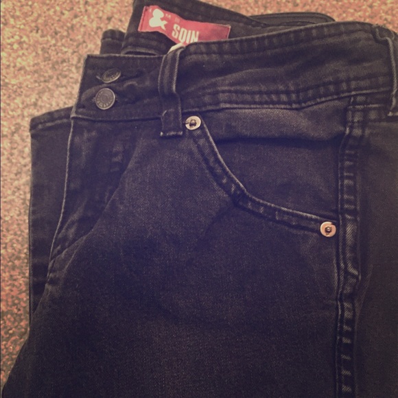H & m denim black