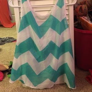 Bow Back chevron tank