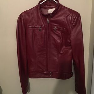 Hugo Buscati Garnett leather jacket size XS