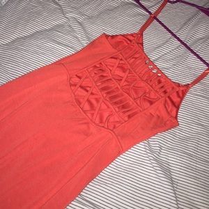 Cross back Cami maxi dress