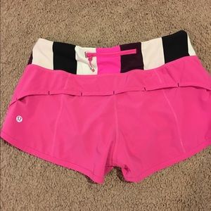 Lululemon Speed shorts - 4 way stretch