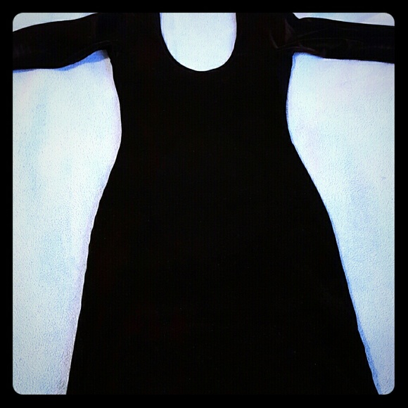 American Apparel Velvet Mini Dress