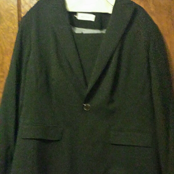 Black Calvin Klein Suit