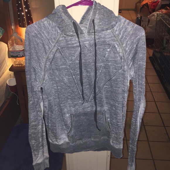 Diamond burnout hoodie
