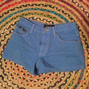 Blue lei shorts