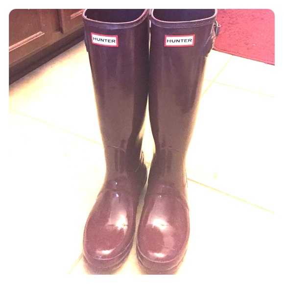 Burgundy Maroon Hunter Boots!