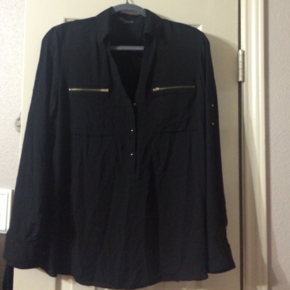 Black express blouse