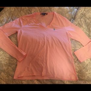 2 NWOT/EUC Ralph Lauren tops long sleeve MEDIUM