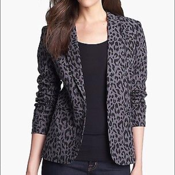 Joie Linen Mehira Animal Blazer