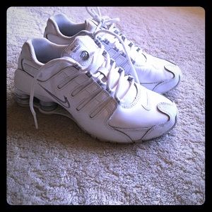 Nike Shox white sneakers