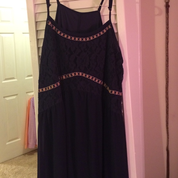 Blue maxi dress