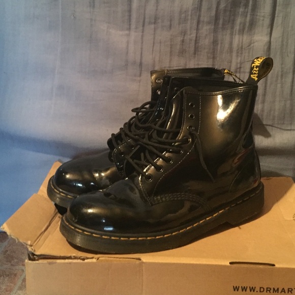 Dr.Martens all black paten-leather