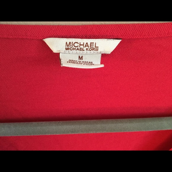 Michael Kors Red Top - Picture 1 of 3