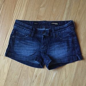 Express jean shorts