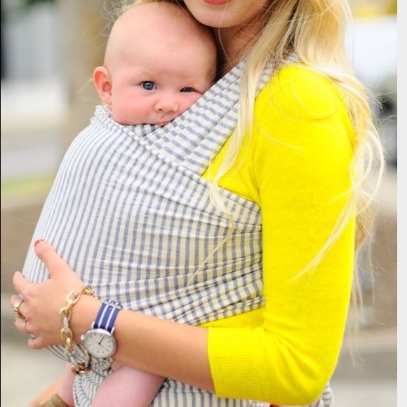 Solly Baby Wrap Other - Gray and white Solly Baby wrap