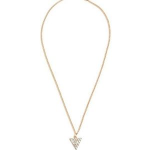 GOLD-TONE TRIANGLE CHARM NECKLACE