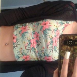Floral crop top