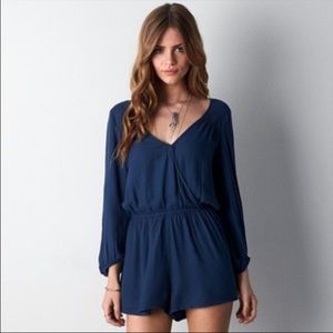 American Eagle 3/4 sleeve shorts romper!!