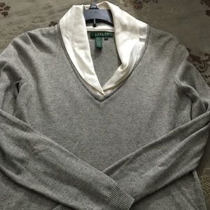 Ralph Lauren sweater gray.