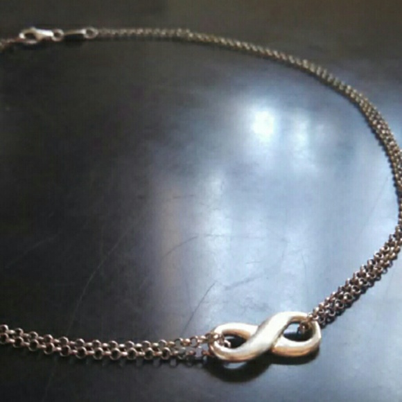 Sterling infinity necklace