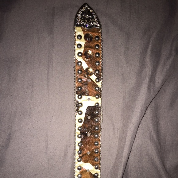 Western Style Jeweled Belt