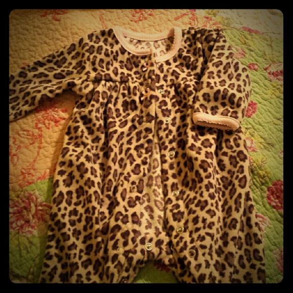 Cute Leopard Print Baby Sleep and Play