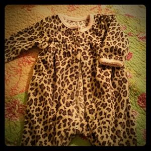 Cute Leopard Print Baby Sleep and Play