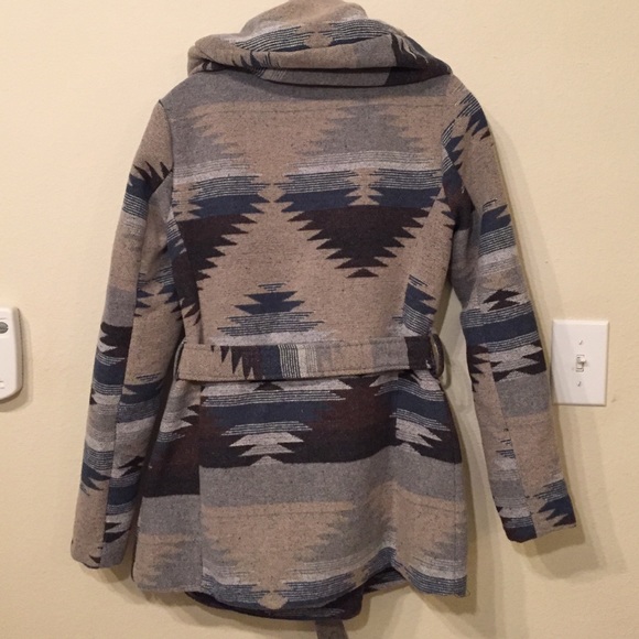 Mossimo Supply Co. Jackets & Coats - Mossimo Aztec Printed Wrap Coat Size S Mossimo Supply Co. Jackets & Coats - Mossimo Aztec Printed Wrap Coat Size S