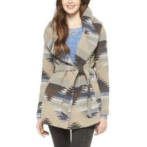 Mossimo Supply Co. Jackets & Coats - Mossimo Aztec Printed Wrap Coat Size S Mossimo Supply Co. Jackets & Coats - Mossimo Aztec Printed Wrap Coat Size S