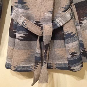 Mossimo Supply Co. Jackets & Coats - Mossimo Aztec Printed Wrap Coat Size S Mossimo Supply Co. Jackets & Coats - Mossimo Aztec Printed Wrap Coat Size S