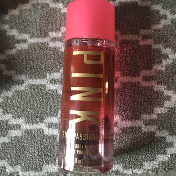Full sized pink perfume