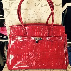Bags - Croc embossed locket purse Bags - Croc embossed locket purse