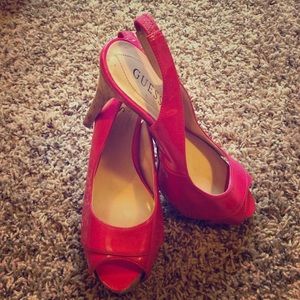 Guess brand high heels