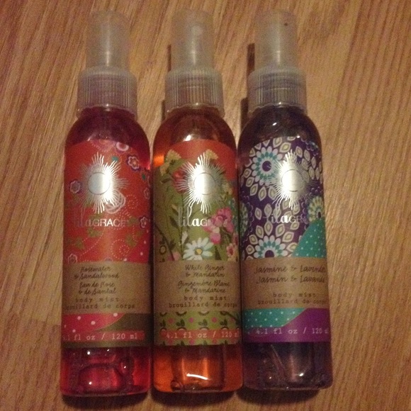 Three Pack LilaGRACE Body Mist