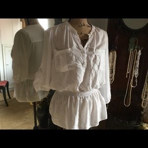 Calvin Klein boho top blouse