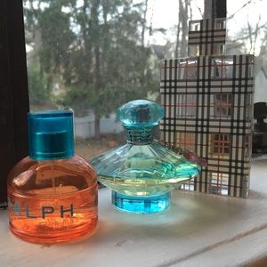 Pair of designer perfumes