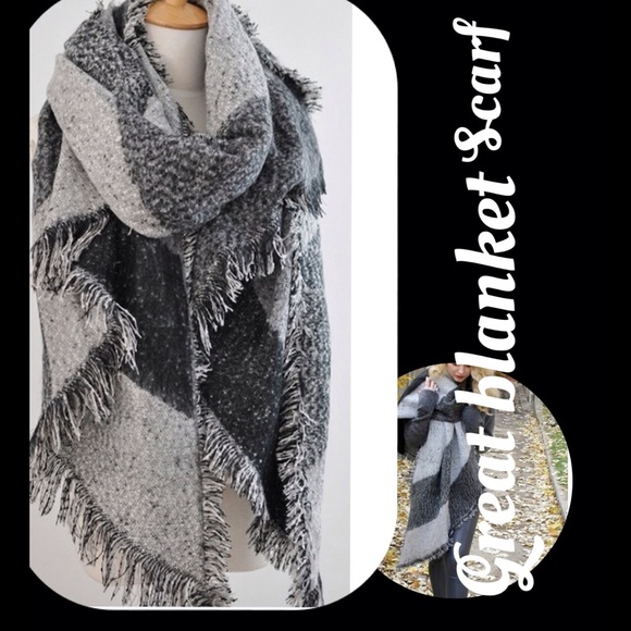 💛BLANKET WRAP,SCARF,PONCHO 3COLORS