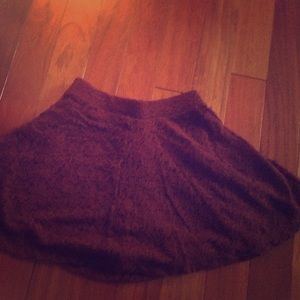 NEW maroon lace slirt