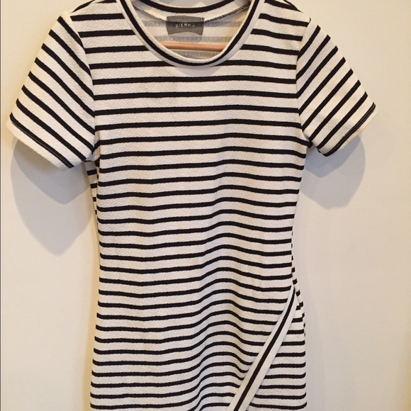 Stripped mini dress