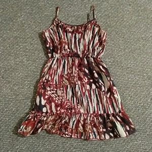 Navy blue , gold and red...