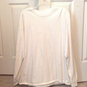 White long sleeve t-shirt
