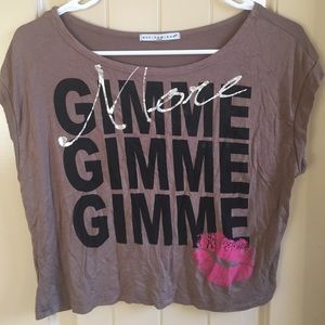 Off the shoulder crop top