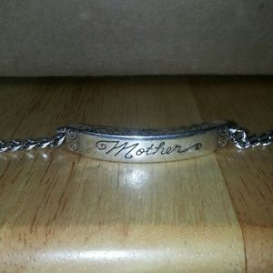 Brighton silver "Mother" id bracelet